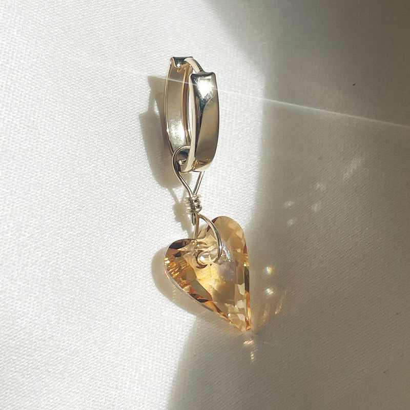 Swarovski Wild At Heart Huggie Earring