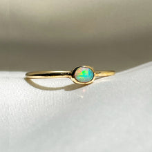 Fire Opal Ring - Solid 9K Gold