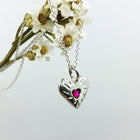 Ruby Rays Heart of Hearts Necklace -Sterling Silver