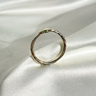 The Birthstone Oracle Snake Ring in 9K Solid Gold