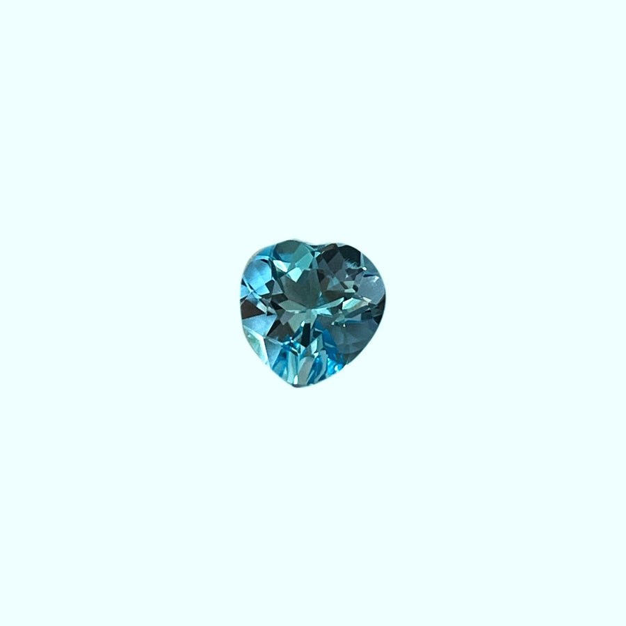 Aquamarine heart deals ring
