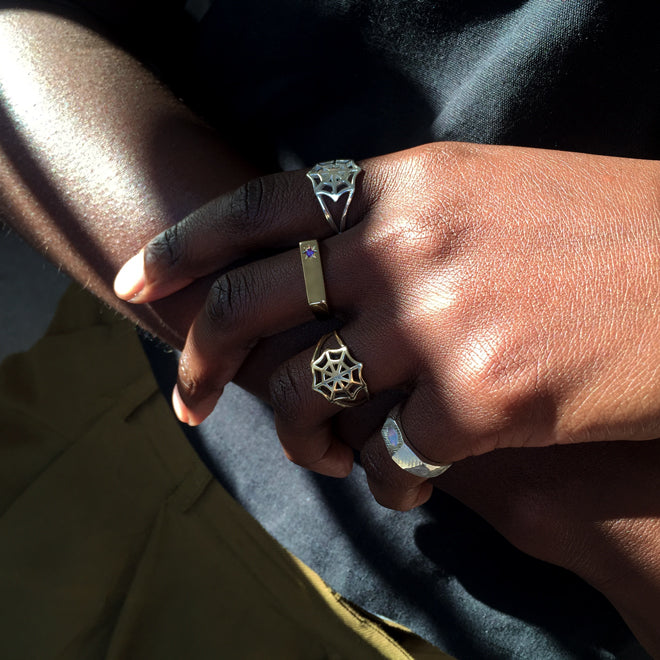 Spiderweb Ring - Sterling Silver