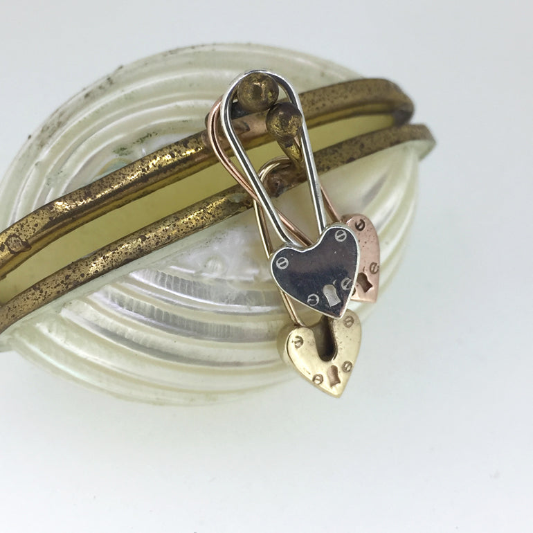 Little Heart Locket Earring Silver - Serpent & the Swan