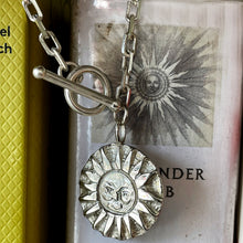 SunMoonSun Medallion Necklace - Sterling Silver