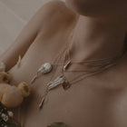Tooth Pendent Necklace  - Custom made - Serpent & the Swan