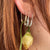 Safety Pin Earring Gold