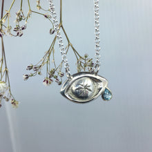 Crying Eye with Crystal Tear Necklace