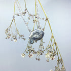 Crying Eye with Crystal Tear Necklace