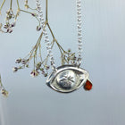 Crying Eye with Crystal Tear Necklace