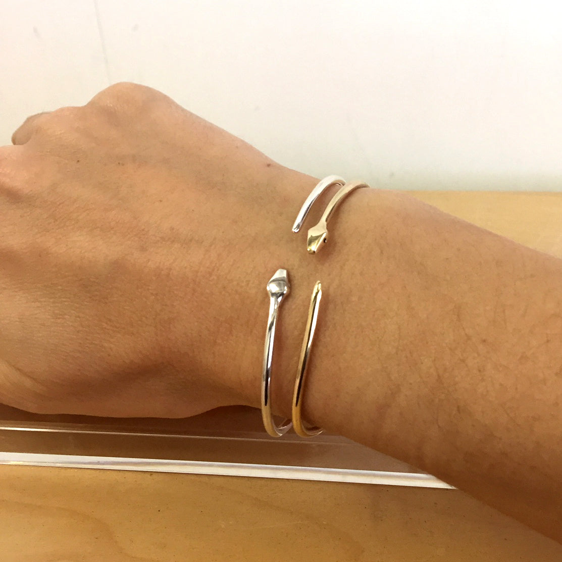 Serpent Eternity Cuff Silver - Serpent & the Swan