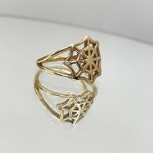 SpiderWeb Ring - Solid 9K Gold