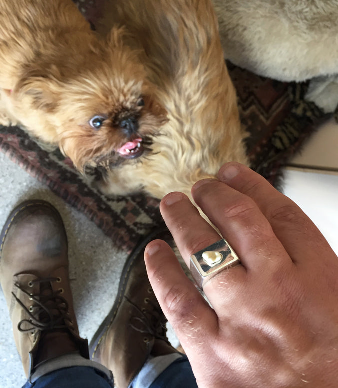 Tooth Signet Ring  - Custom made