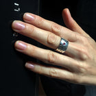Ruby Rays Heart Ring - Serpent & the Swan