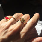 SpiderWeb Ring Gold - Serpent & the Swan