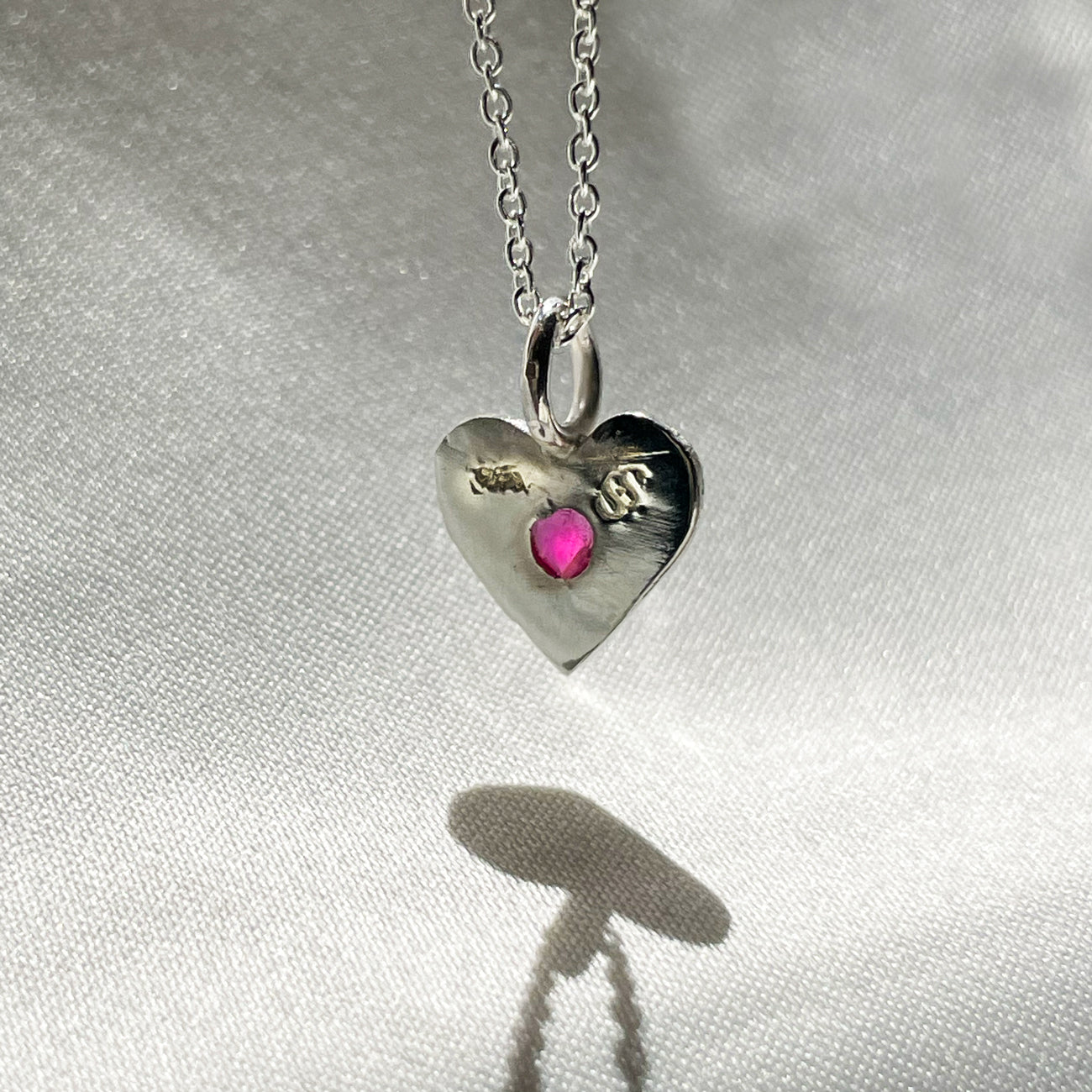 Ruby Rays Heart of Hearts Necklace -Sterling Silver