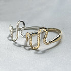 Slithering Snake Ring - Sterling Silver