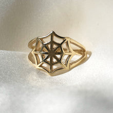 SpiderWeb Ring - Solid 9K Gold