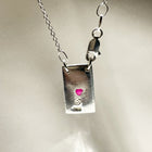 Ruby Rays Talisman Necklace - Sterling Silver